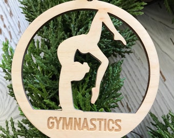 Gymnastics Tag Ornament
