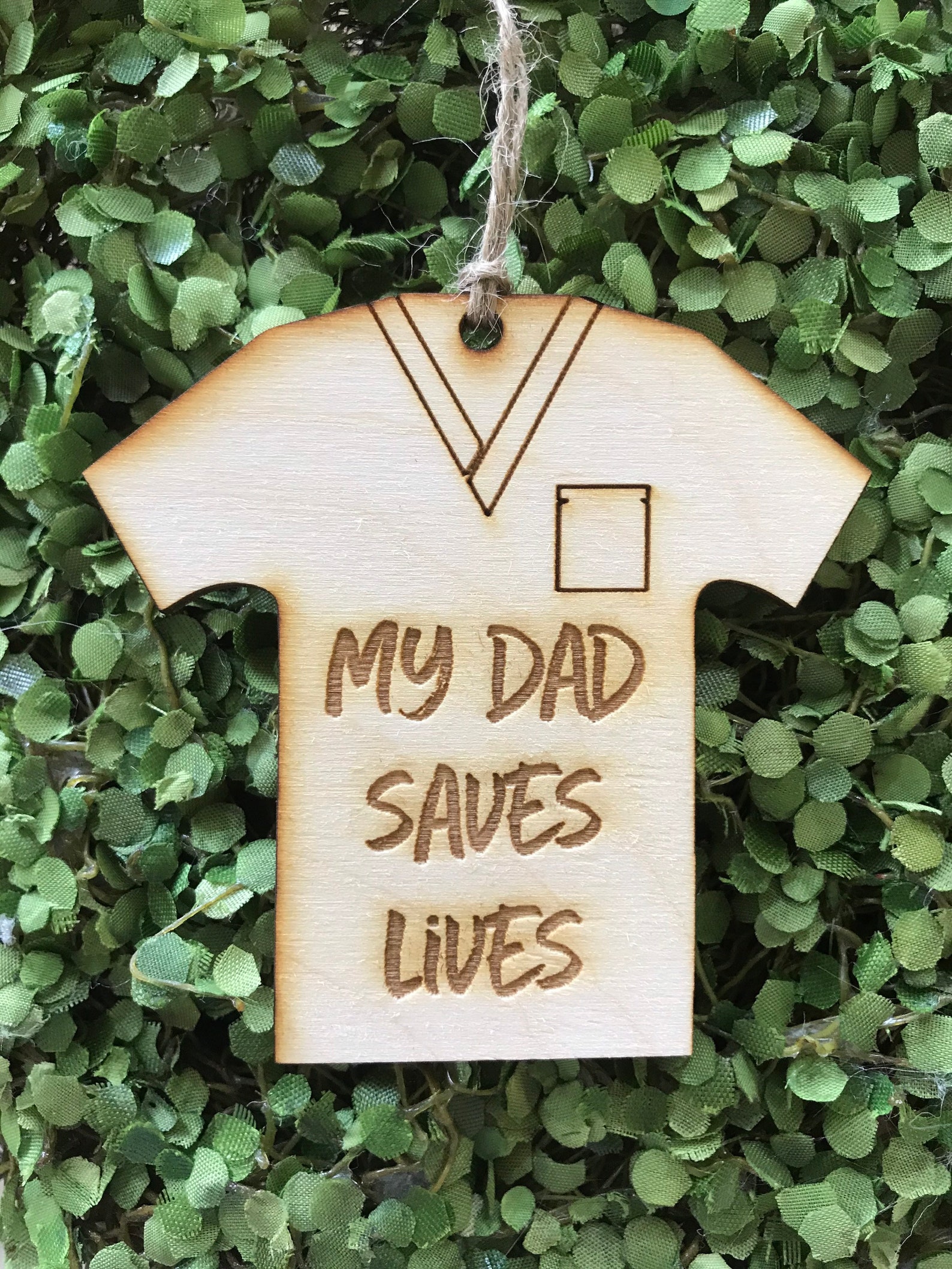 Saves Lives Ornament Tag Scrubs Medical Doctor Nurse Dentist Etsy