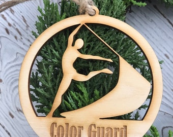 Colorguard Ornament - Male Color Guard