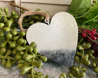 Galvanized Metal Heart