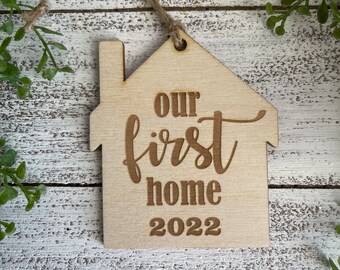 2024 Our First Home Ornament - New Home Realtor Gift Real Estate