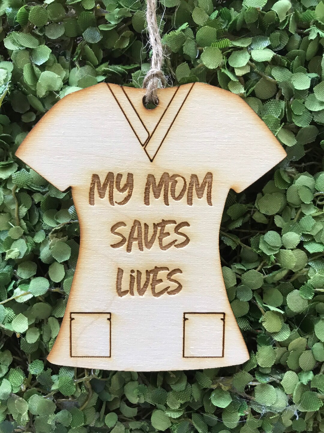 Saves Lives Ornament Tag Scrubs Medical Doctor Nurse Dentist Etsy
