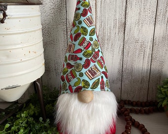 Chips and Salsa Gnome Fiesta - Kitchen Dining decor tiered tray centerpiece party vignette table shelf sitter margaritas tacos