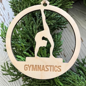 Gymnastics Tag Ornament