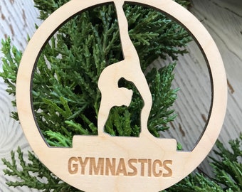 Gymnastics Tag Ornament