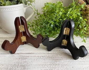 Mini easel - brown or black Perfect for displaying coasters mini signs tiered tray centerpiece