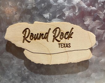 Round Rock Texas Magnet  - Texas Lone Star State City water tower