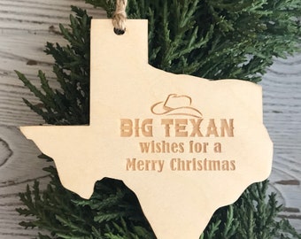 Texas Ornament - Big Texan Wishes 2023 keepsake souvenir
