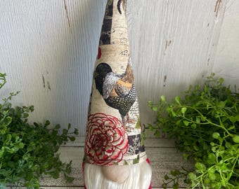 Farmhouse Gnome mini - Kitchen Dining decor fall autumn rooster