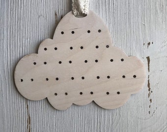 Cloud earrings holder