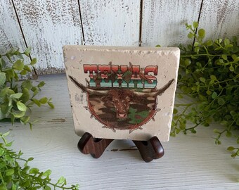 Texas Coaster home decor Cowboy pride farmhouse western state texan lone star state skull longhorn camouflage camo