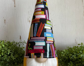 Book Gnome - Library Book Librarian school teacher college university textbook bookworm reading