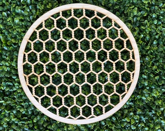 Chicken Wire DIY sign - Coop hen house run farm ranch eggs home decor door hanger round wreath floral supply wreath center blank
