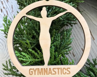 Gymnastics Tag Ornament