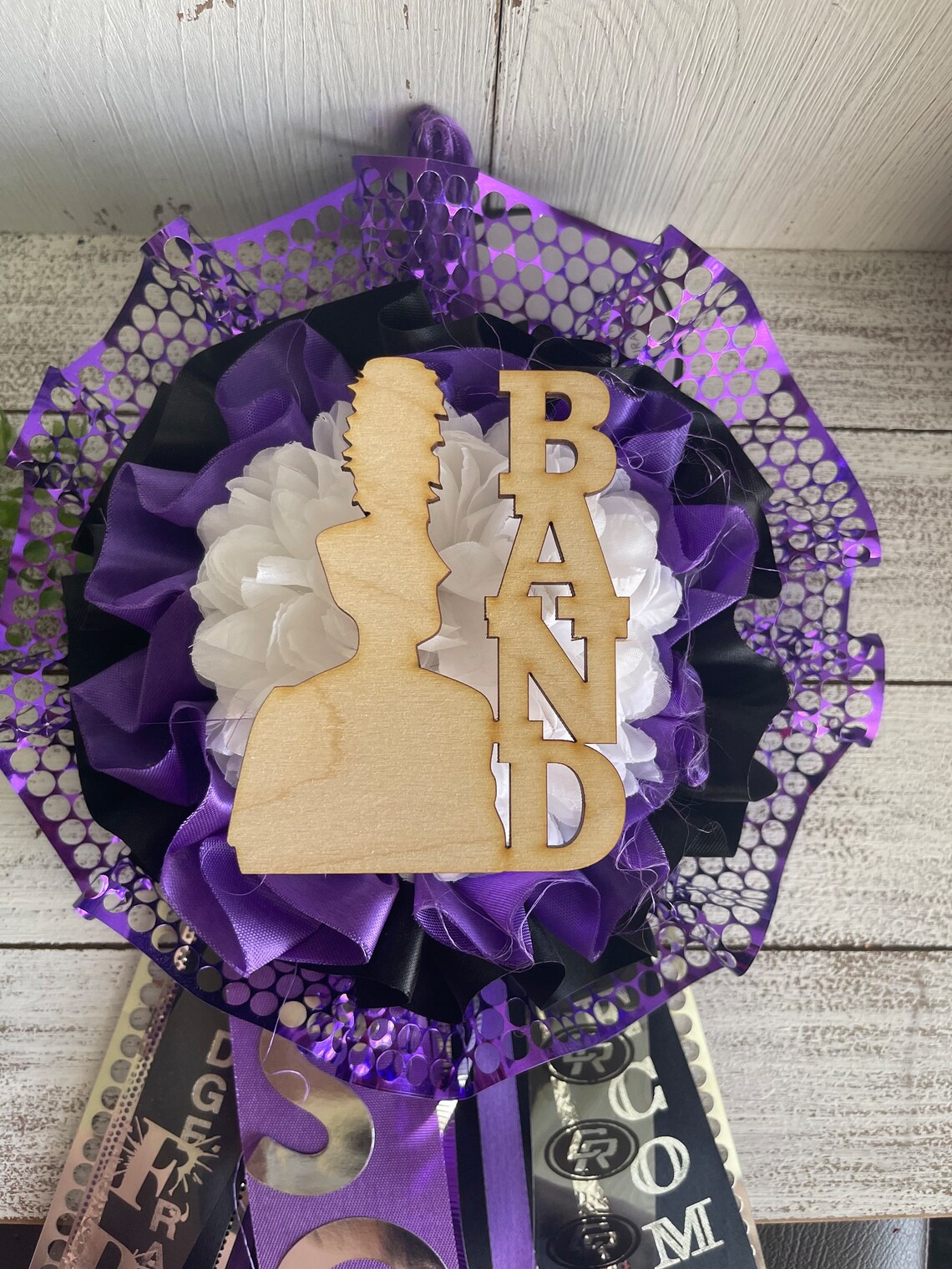 Band Wood Cutouts - Glitter DIY Natural Version Team Marching High ...