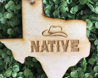 Texas Ornament - Native Texan