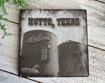 Hutto Texas - coaster home decor Cowboy pride farmhouse western state texan