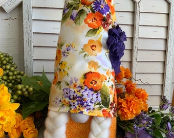 Spring Summer Gnome - Floral