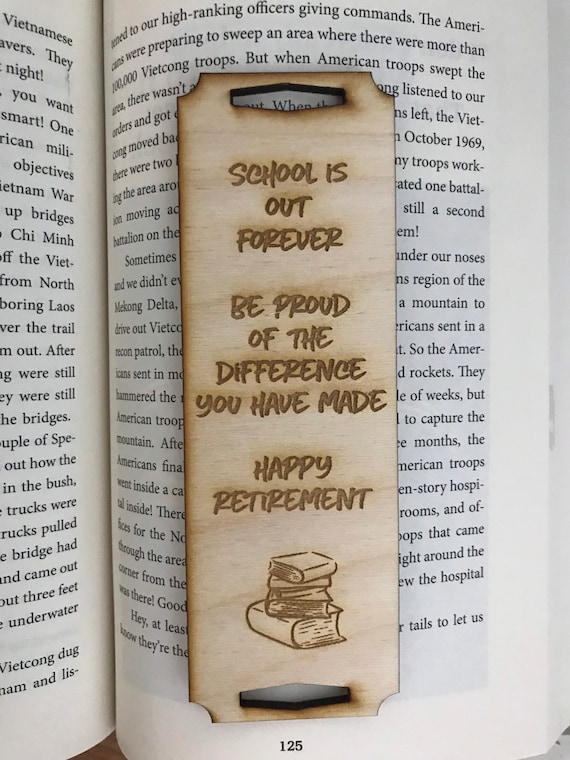 Bookmark - Mushroom Troop - Birch wood Bookmark - Mushroom Troop - Birch wood