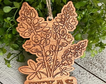 Texas Bluebonnet Ornament - Lone Star State Texan flower