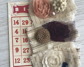 Ephemera clips - set of 3