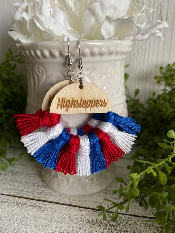 Drill team best sale earrings