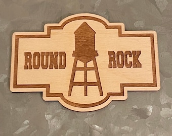 Round Rock Texas Magnet TX tag