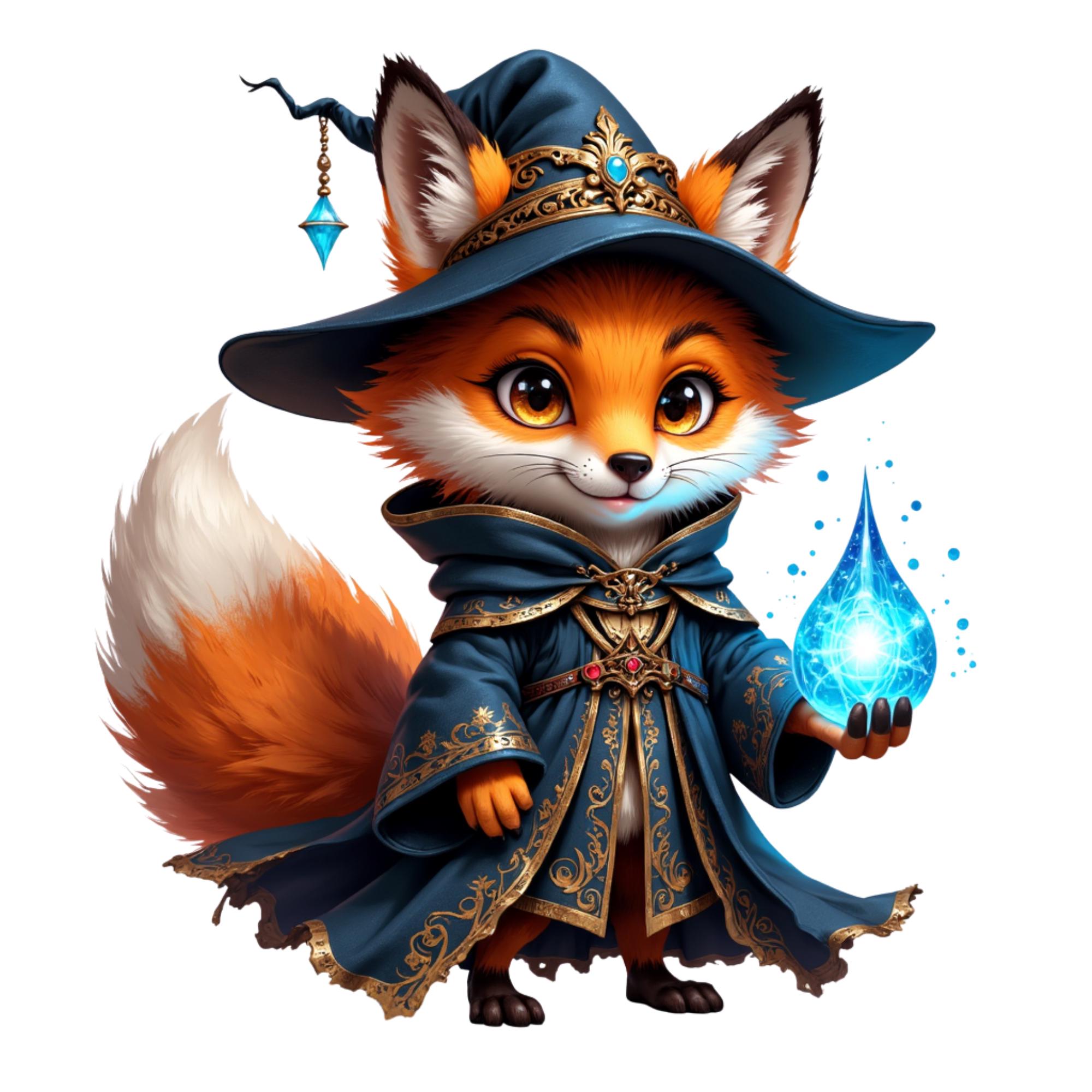 Animal Wizard Clipart PNG - Enchanting Sorcerer Illustrations for ...
