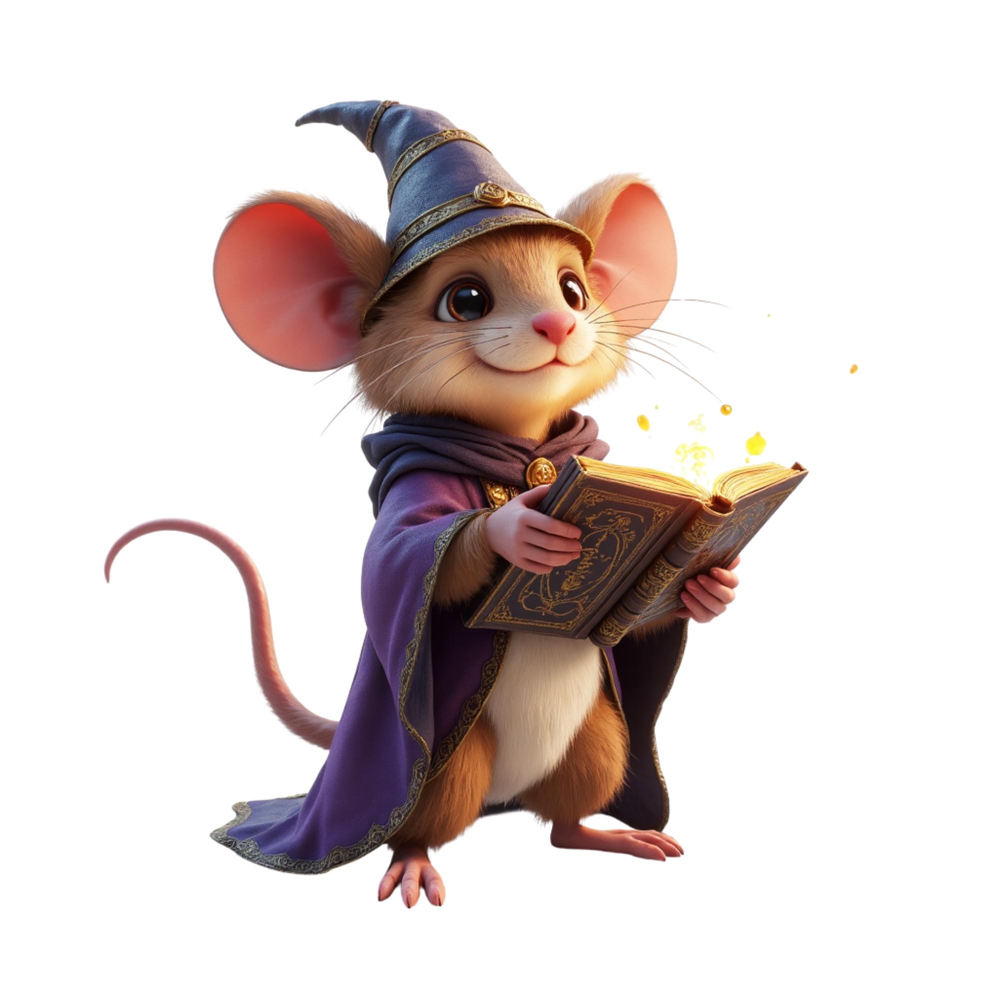 Animal Wizard Clipart PNG - Enchanting Sorcerer Illustrations for ...