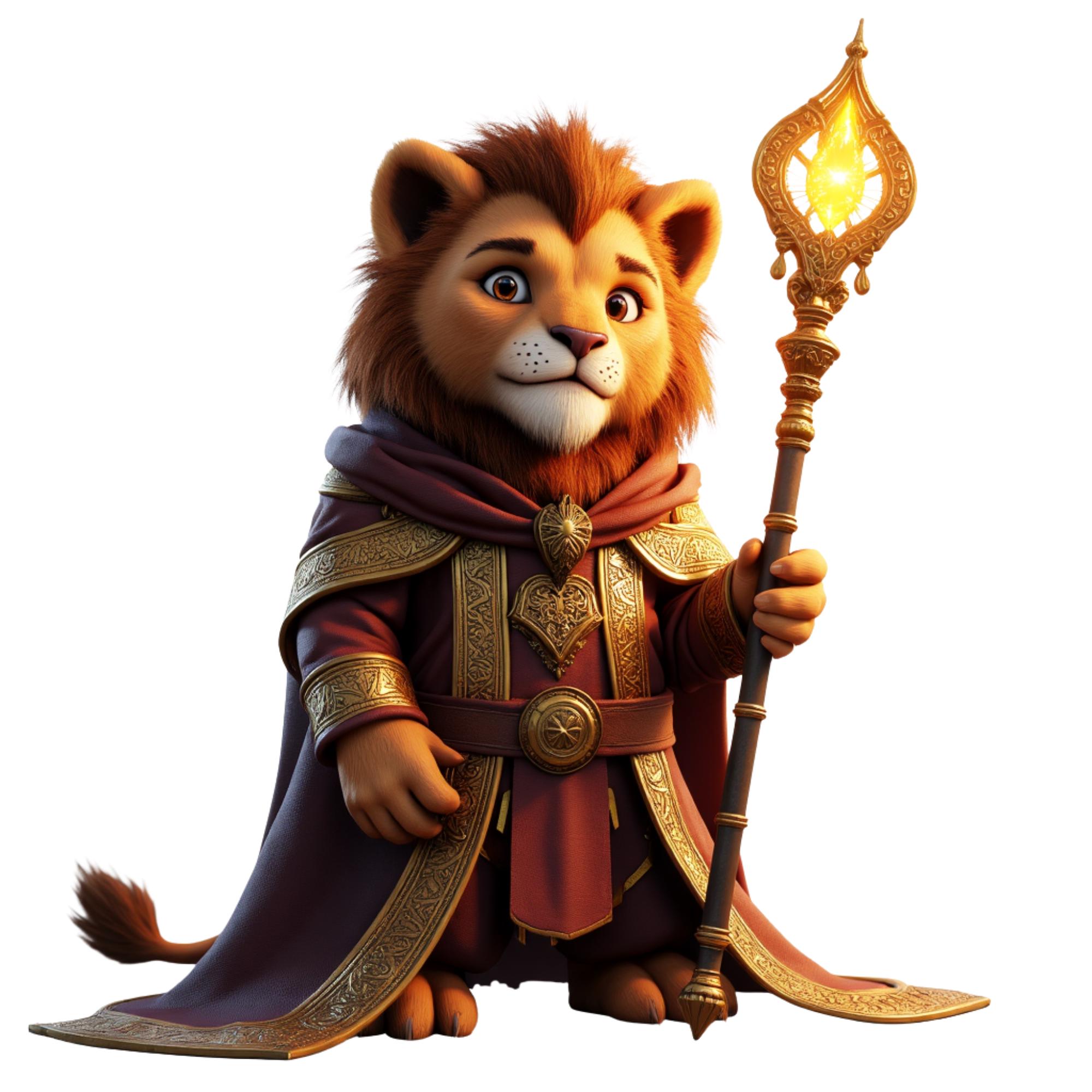 Animal Wizard Clipart PNG - Enchanting Sorcerer Illustrations for ...