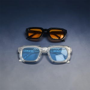 Y2k Clear Sunglasses - Etsy display picture 1