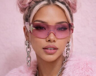 Vintage 1997 Dolce & Gabbana Rose Tinted Sunglasses - Etsy display picture 3