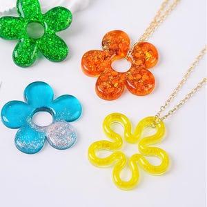 9-Cavity Flower Silicone Mold – Resin, Plaster, DIY Crafts image 1