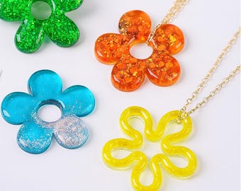 Molde de silicone para flores com 9 cavidades – Resina, gesso, artesanato DIY