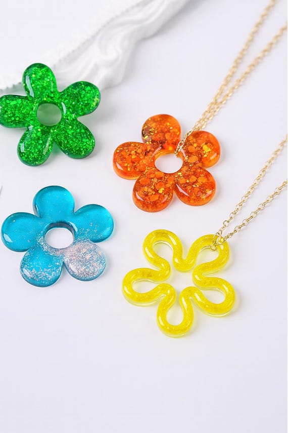 9-Cavity Flower Silicone Mold – Resin, Plaster, DIY Crafts
