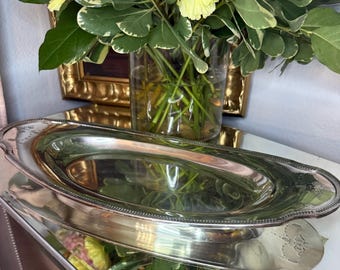 H. 1950 Oneida Community Teller Ovale Servierplatte