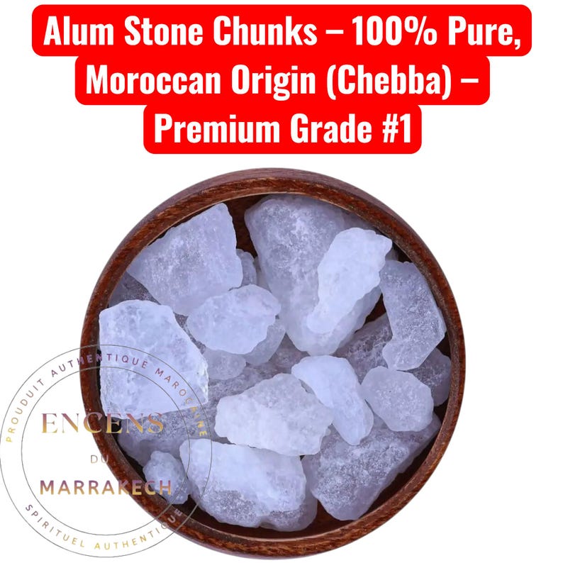 Moroccan Alum Stone Chunks – 100% Natural Chebba – Premium Quality #1 ...