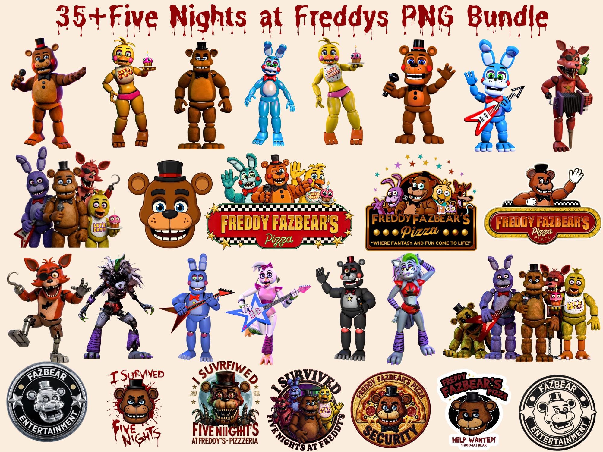 Five Nights at Freddys Sticker - Etsy