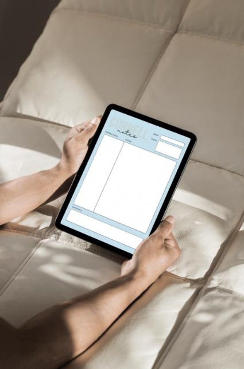 2026 Digital Cornell Notes Template for Goodnotes & Notability | 32 ...