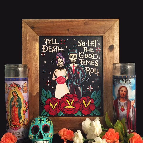 Day of the Dead - Bride and Groom! (Free Shipping!)