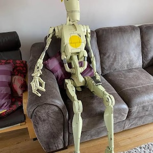 Life Size Battledroid STL | 1:1 Scale 3D Model (Digital Download)