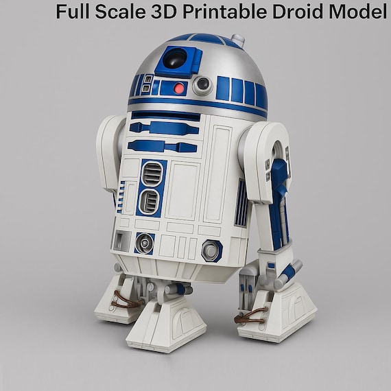 Life-Size R2-D2 STL Files – Full Scale 3D Printable Droid Model