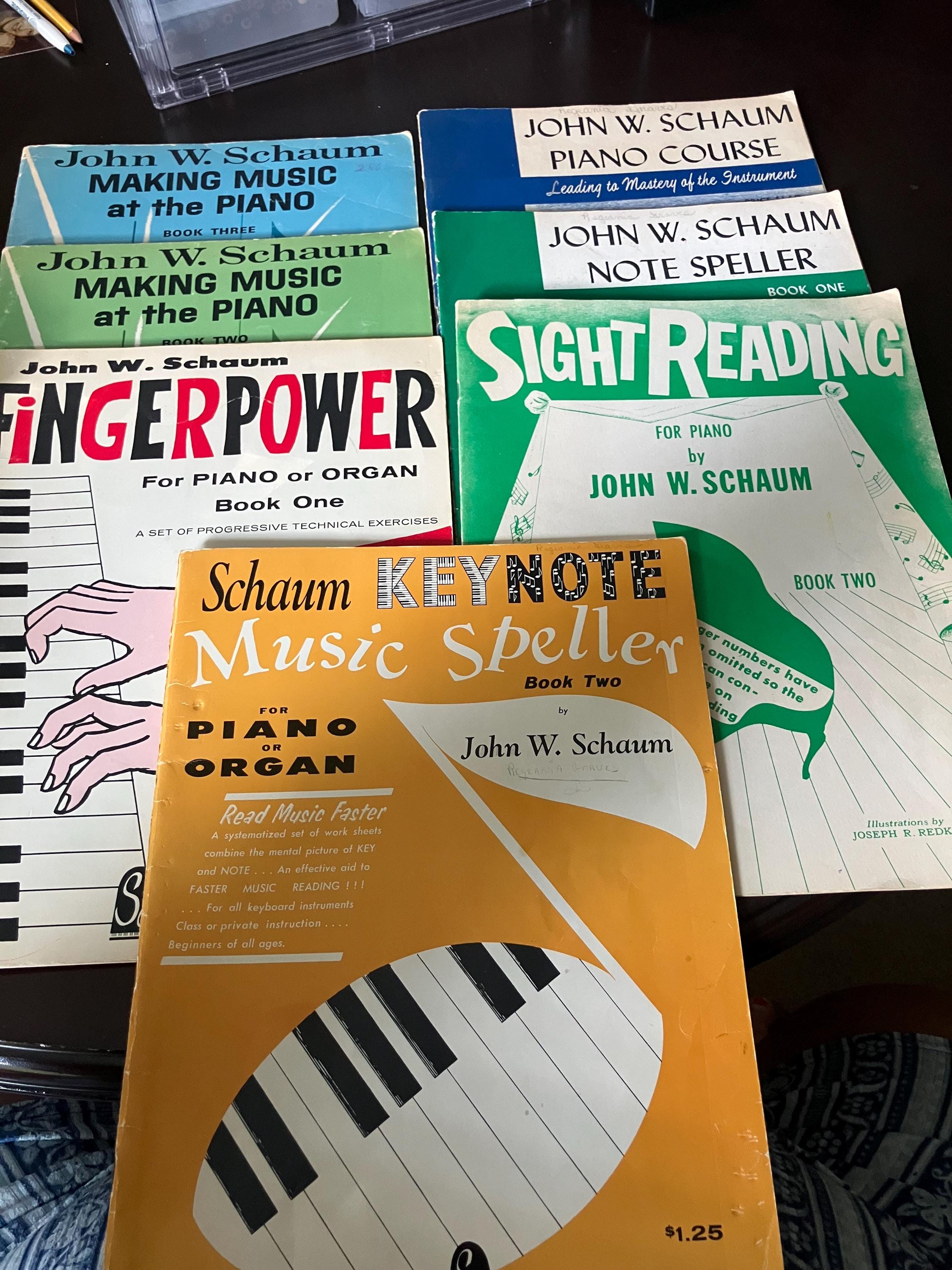 John W Schaum Piano - Etsy