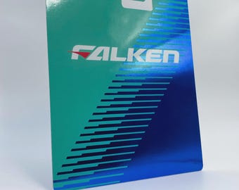 FALKEN Chrome Card for 1/64 models | Diecast Storage | Foil card
