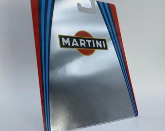 MARTINI Chrome Card for 1/64 models | Diecast Storage | Foil card