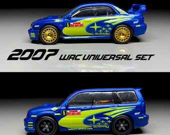 Subaru Impreza 1999 WRC | White Toner Waterslide Decals and Vinyl