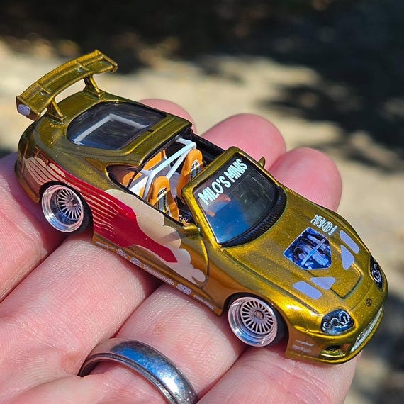 2F2F Slap Jack's Supra Livery | White Toner Waterslide Decals and