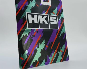 HKS Chrome Card for 1/64 models | Diecast Storage | Foil card