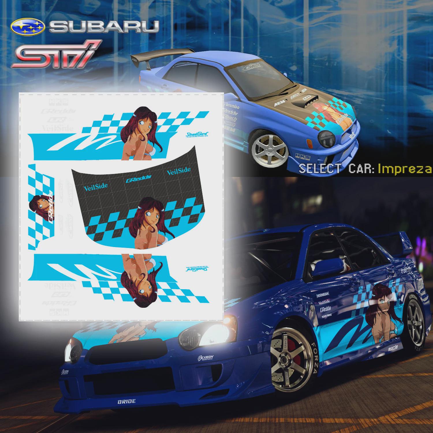 Street Racing Syndicate Skyline R34/ Mazda Rx7/ Subaru Sti/ Toyota