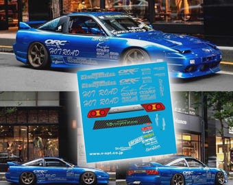 SB Corporation Nissan 180sx S13 Drift Livery | White Toner